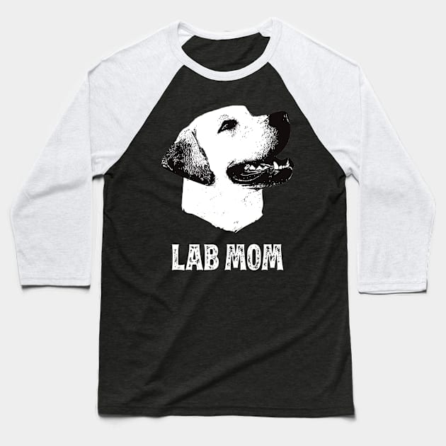 Golden Lab Mom Golden Labrador Design Baseball T-Shirt by DoggyStyles